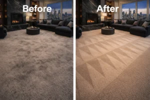 before and after carpet cleaning 2